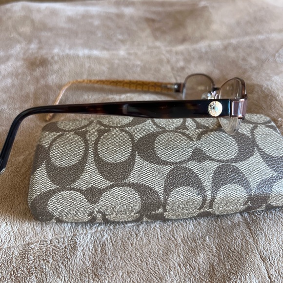 COACH “Adalaide” 223 Tan Eyeglasses Frame  51-18-135 - Picture 7 of 16